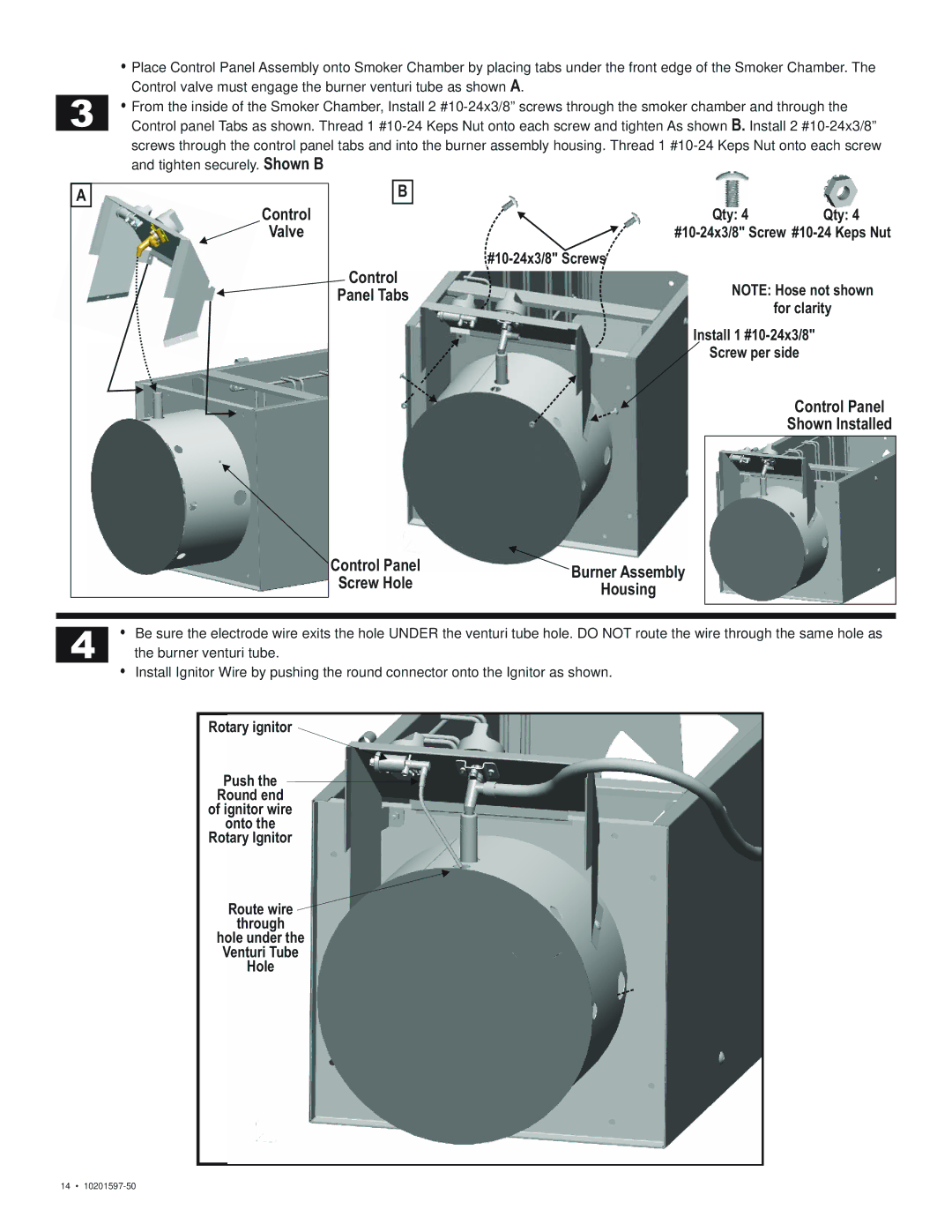 Char-Broil 10201597-50 manual Control Valve 