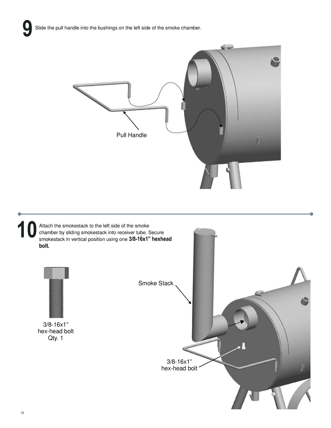 Char-Broil 10201600 manual Bolt 