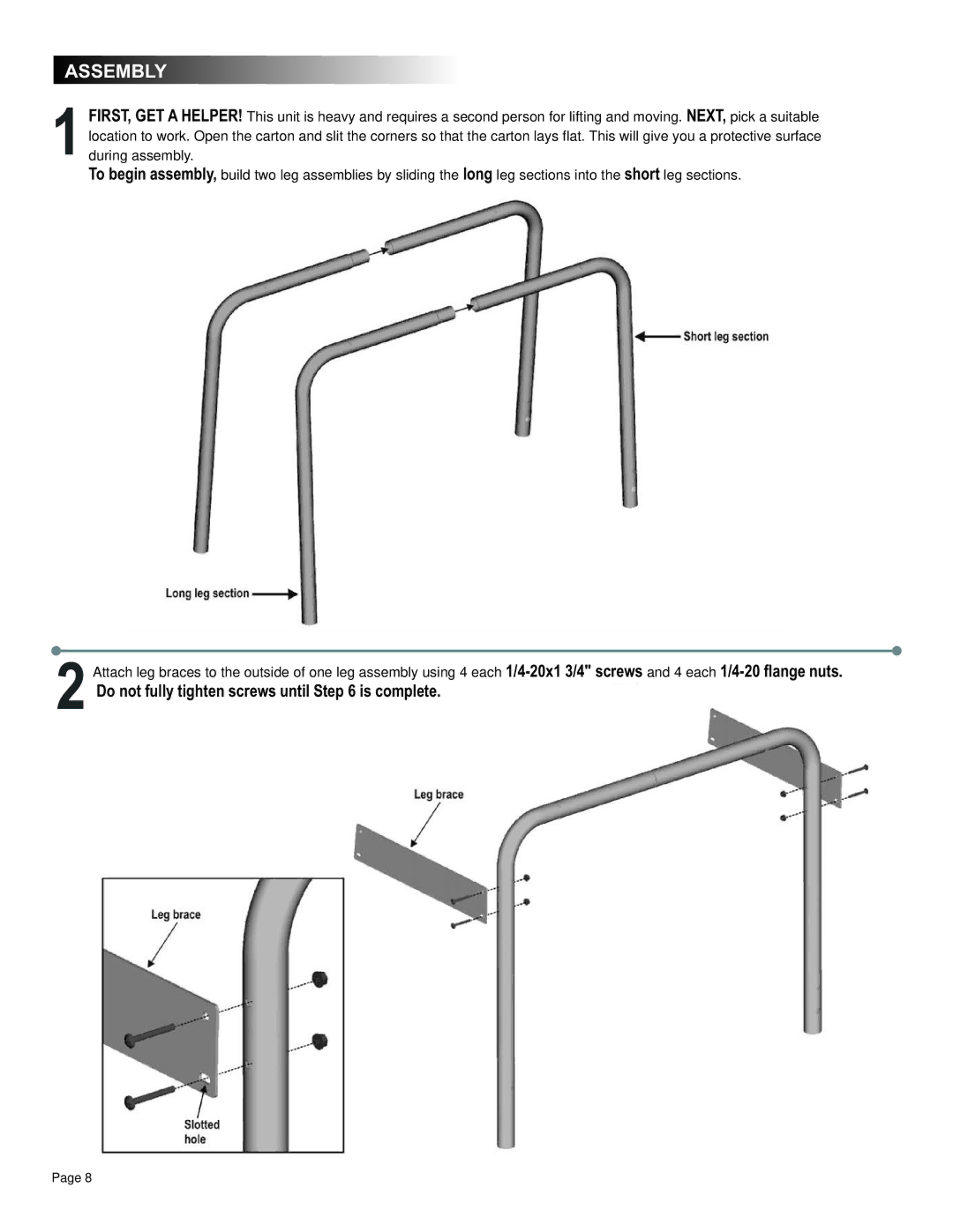 Char-Broil 10301580 manual Assembly 