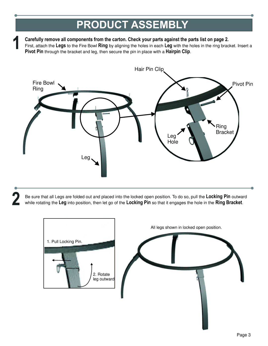 Char-Broil 10501572 owner manual Product Assembly 