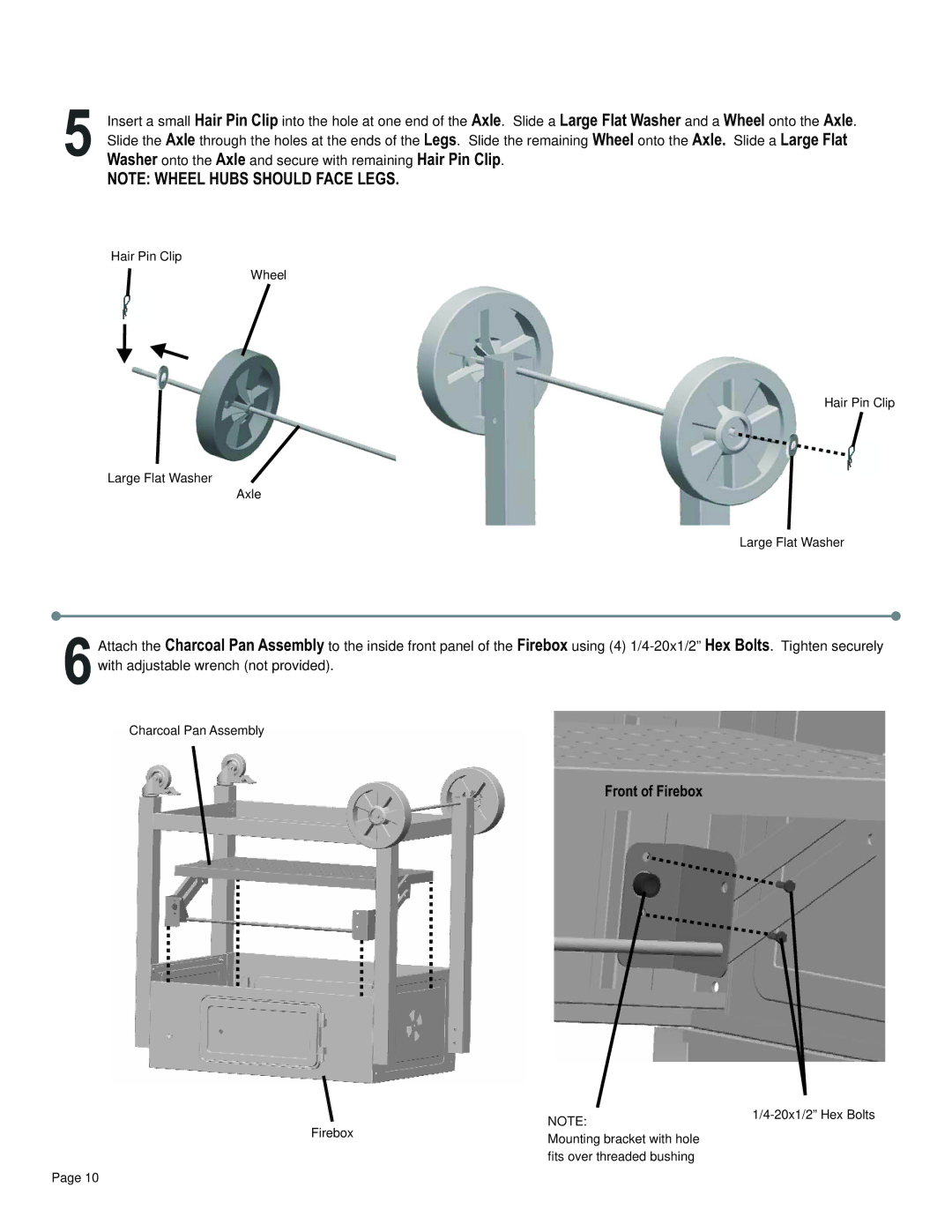 Char-Broil 11301672 manual Front of Firebox 