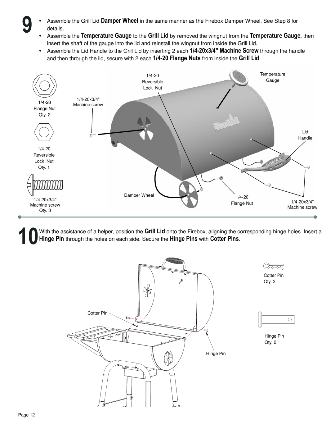 Char-Broil 11301678 manual Details 