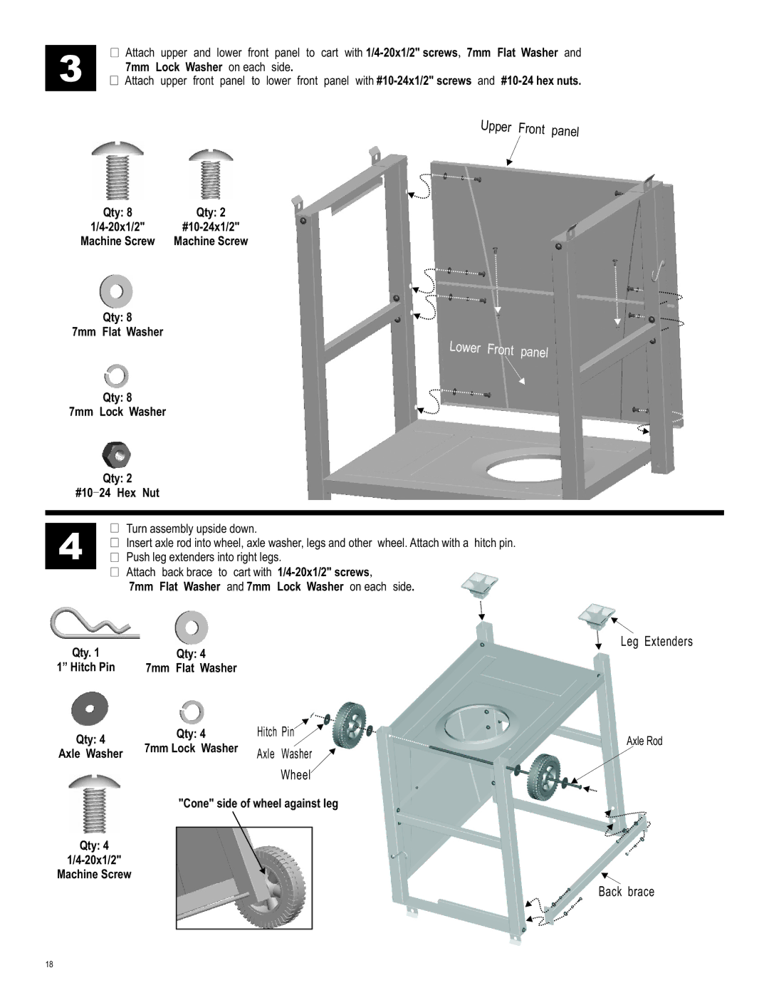 Char-Broil 463210510 manual Upper, Front panel 