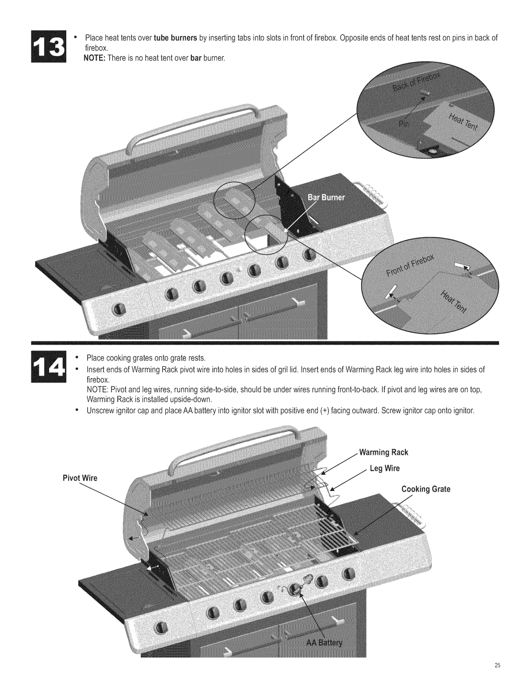 Char-Broil 463221311 manual Leg Wire, PivotWire Cooking Grate 