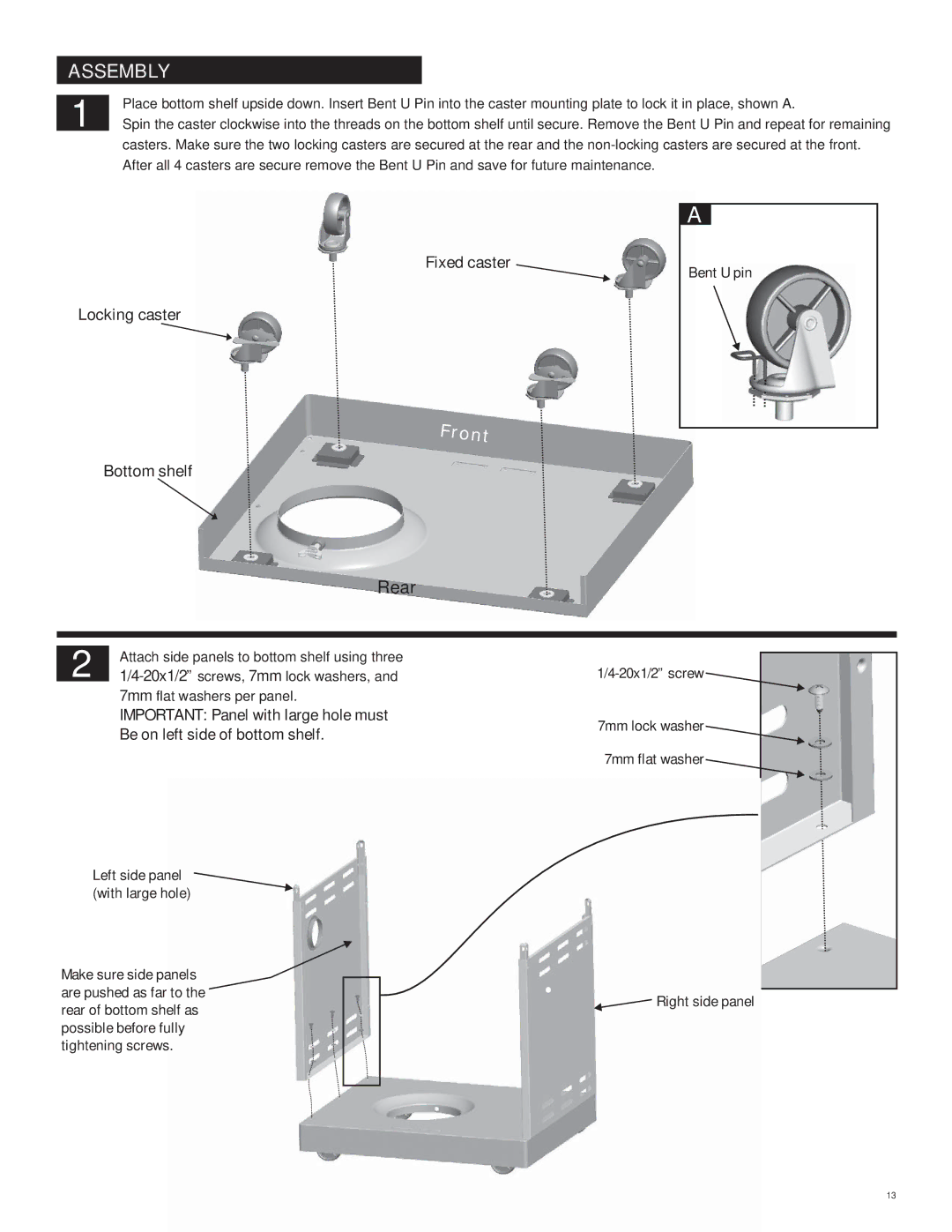 Char-Broil 463231711 manual Assembly 