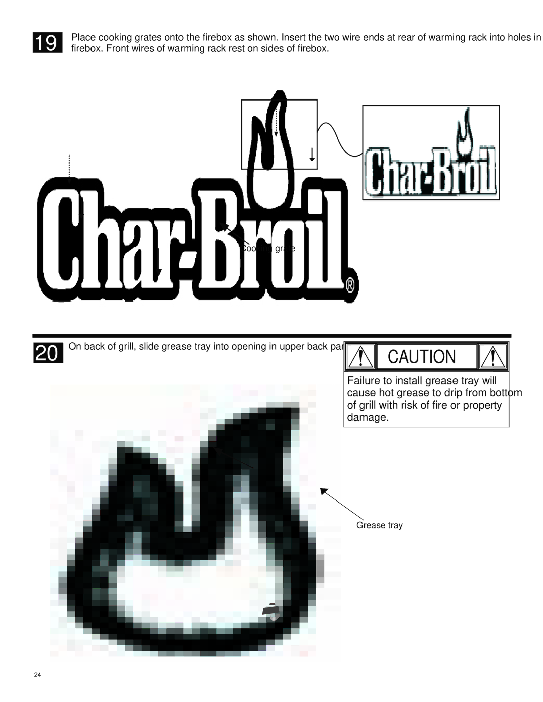 Char-Broil 463231711 manual Cooking grate 