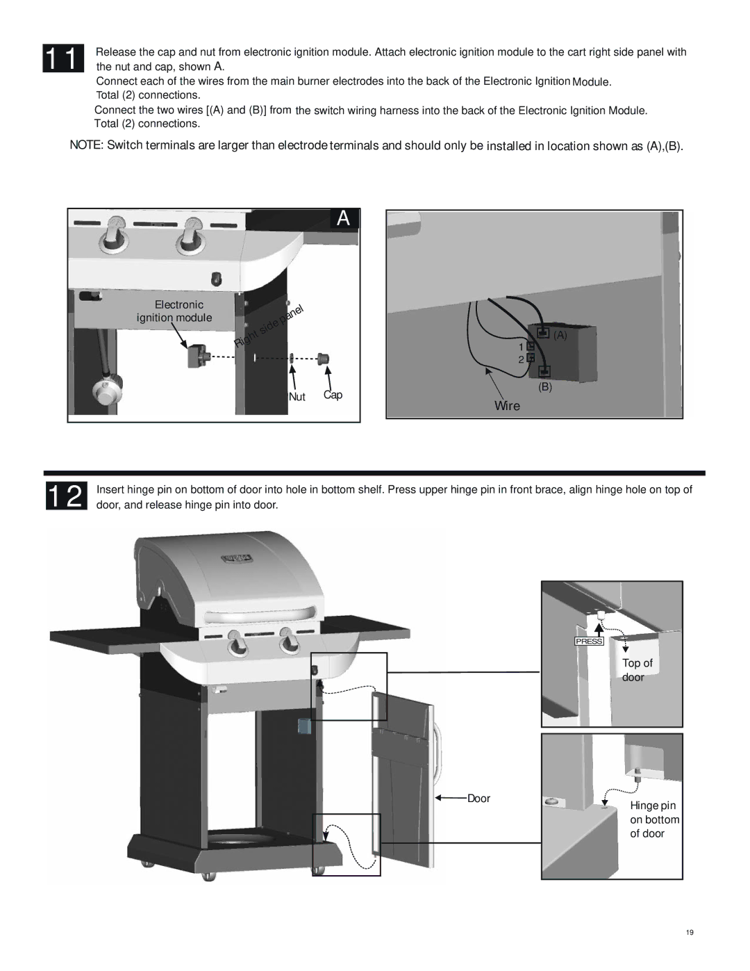 Char-Broil 463243812 manual Wire 