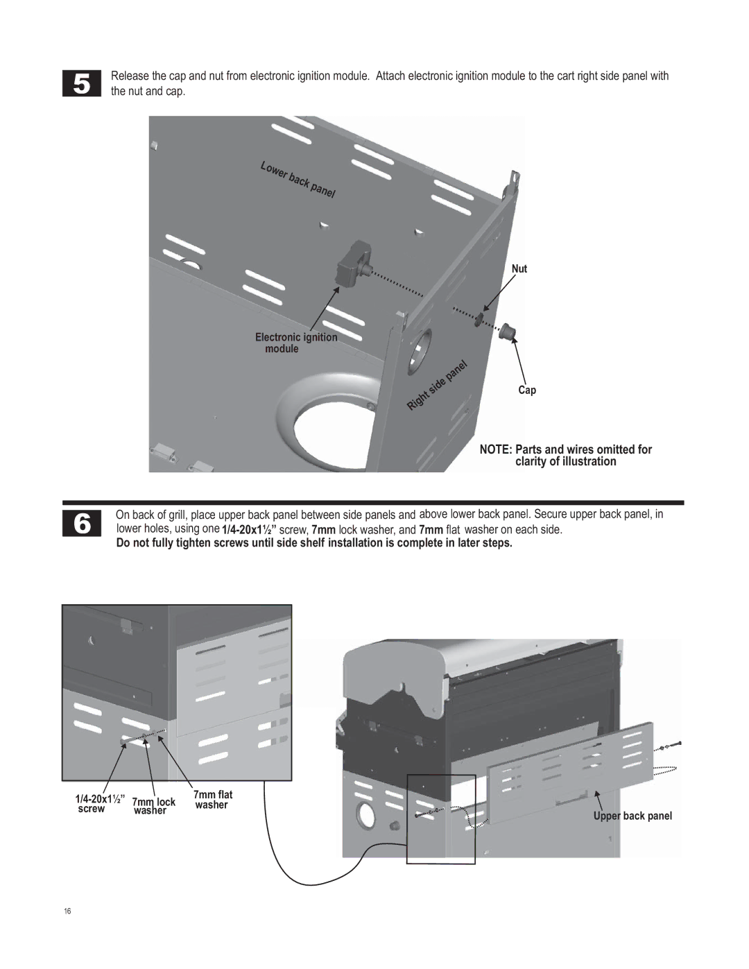 Char-Broil 463247311 manual Clarity of illustration 