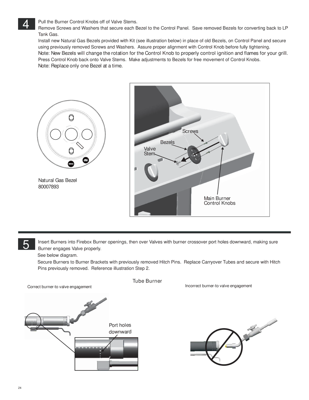 Char-Broil 463250512 manual Pins previously removed. Reference illustration Step 