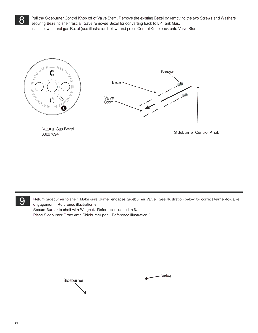 Char-Broil 463250512 manual Screws 