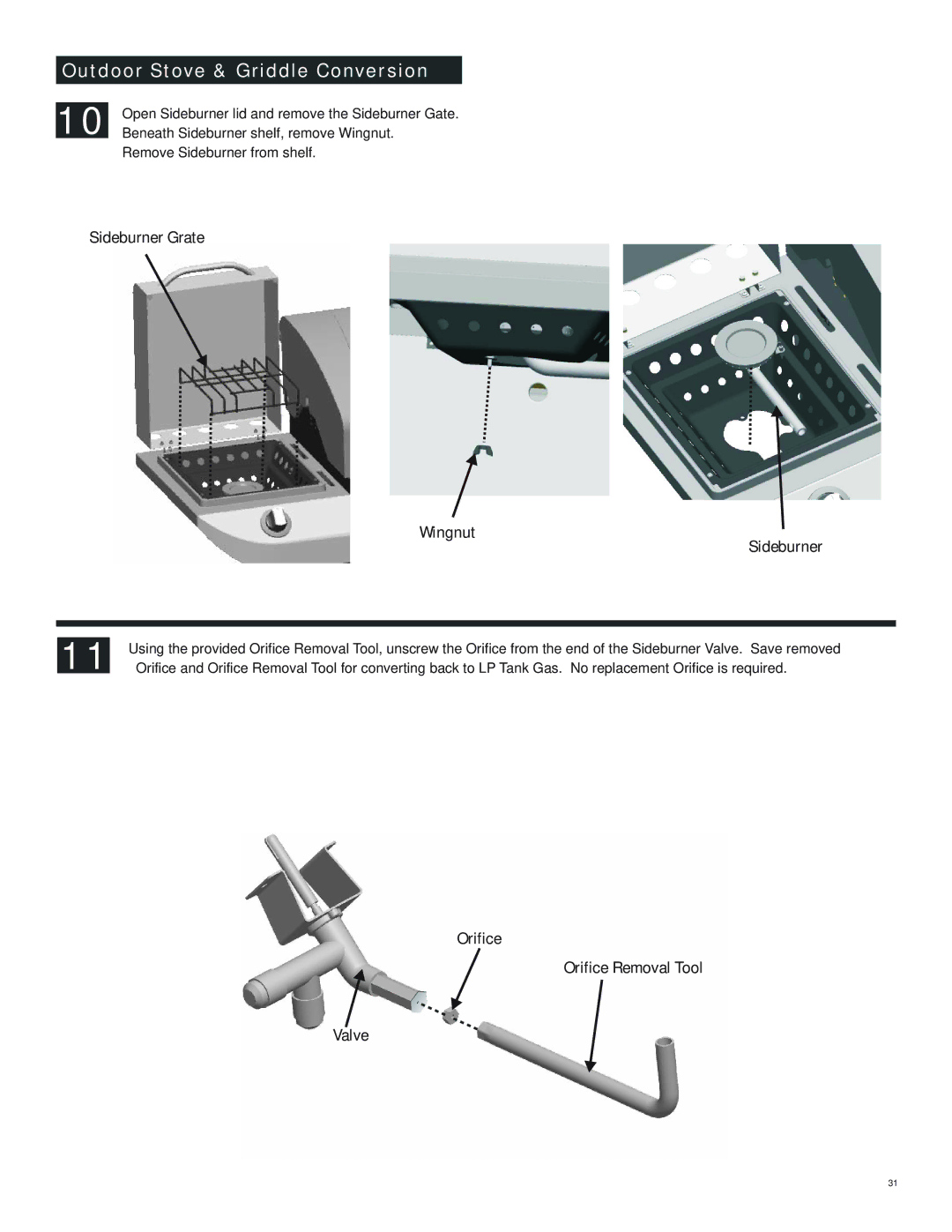 Char-Broil 463251012 manual Outdoor Stove & Griddle Conversion 