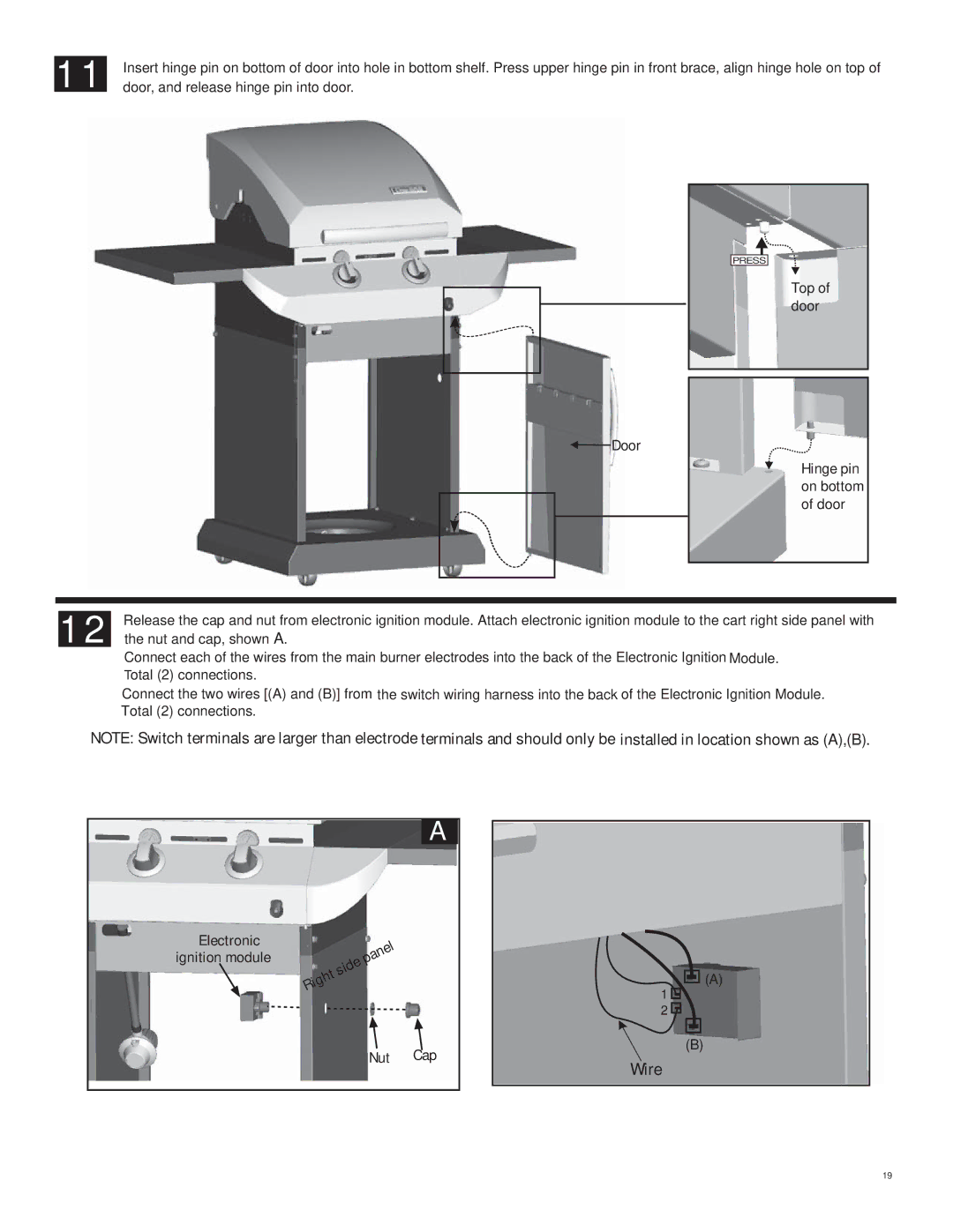 Char-Broil 463262211 manual Wire 