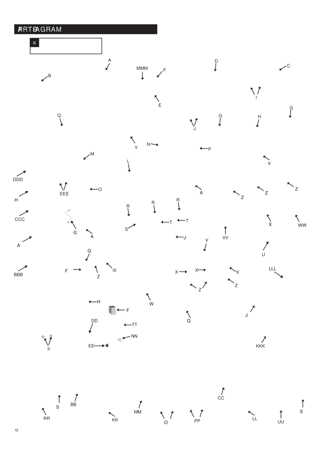 Char-Broil 463272509 manual Parts Diagram, Gh J 