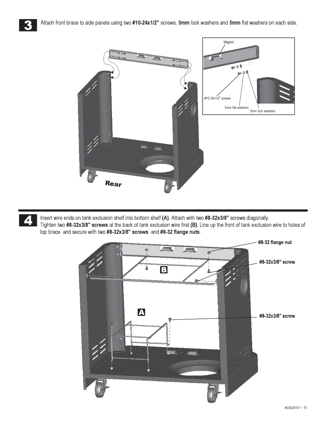 Char-Broil 463420707 manual 