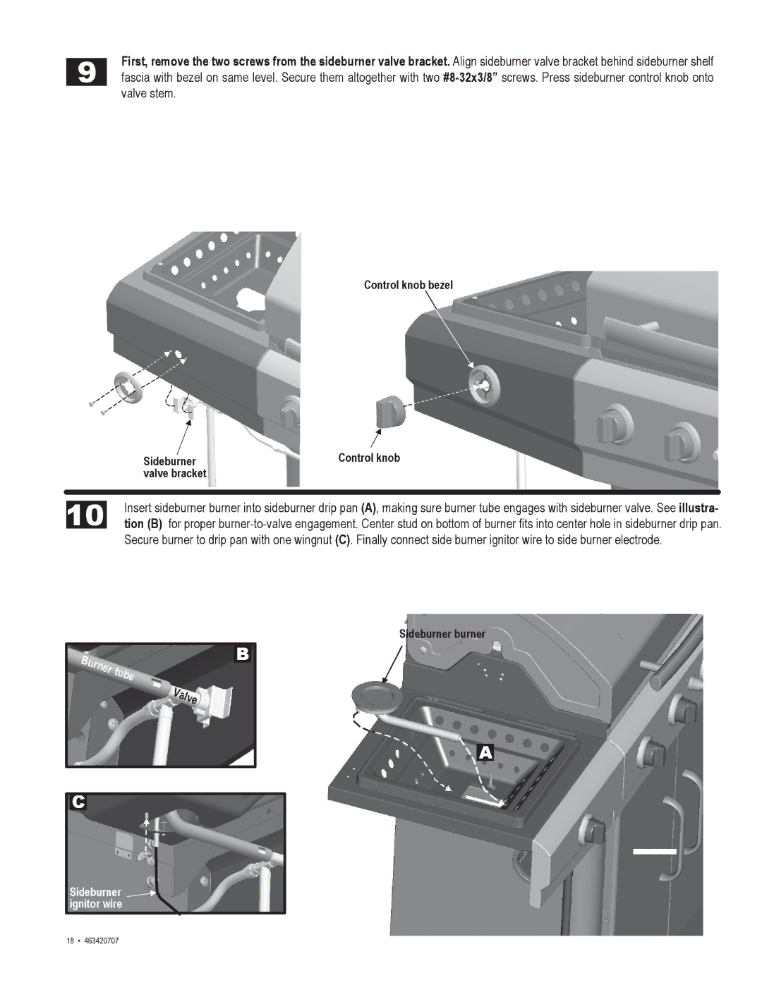 Char-Broil 463420707 manual 