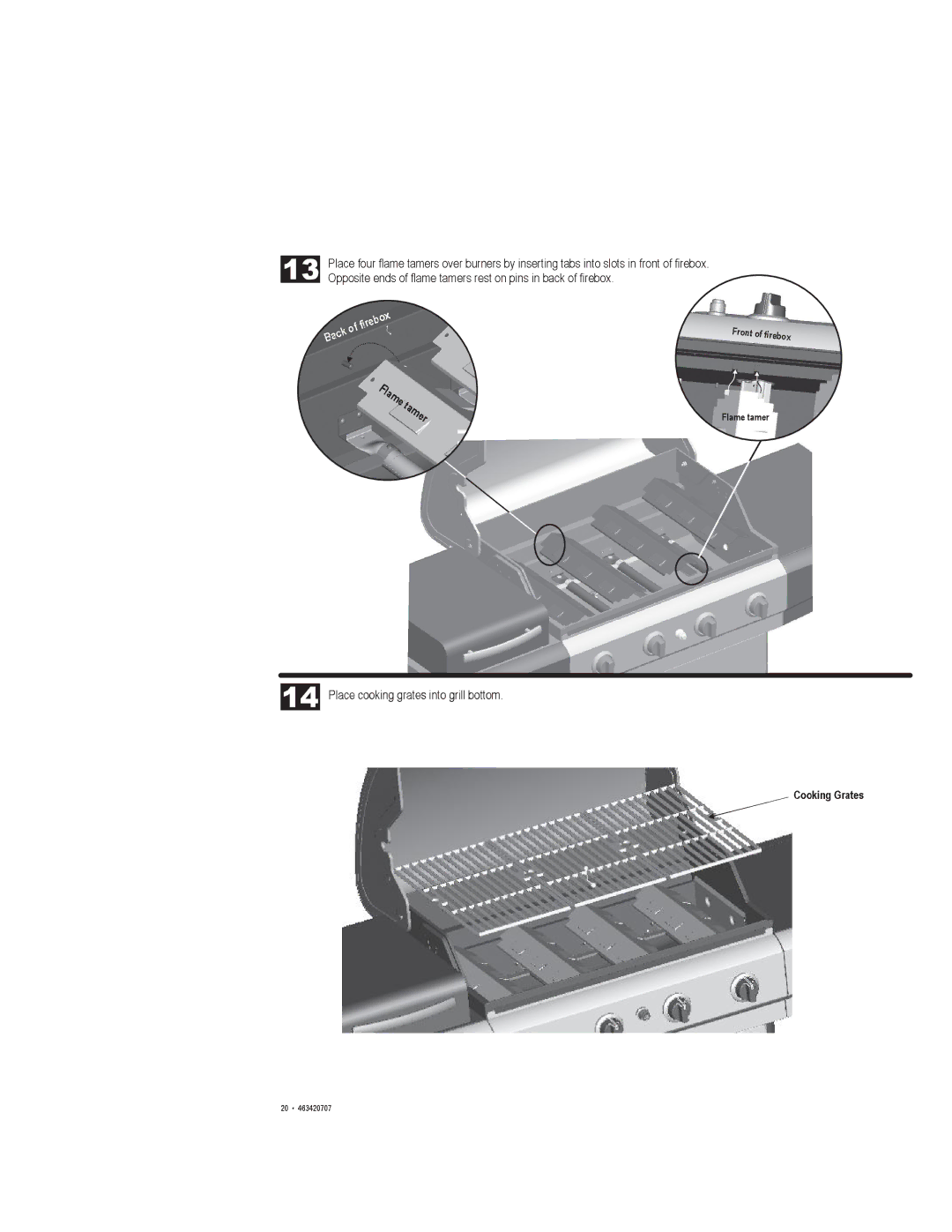 Char-Broil 463420707 manual 