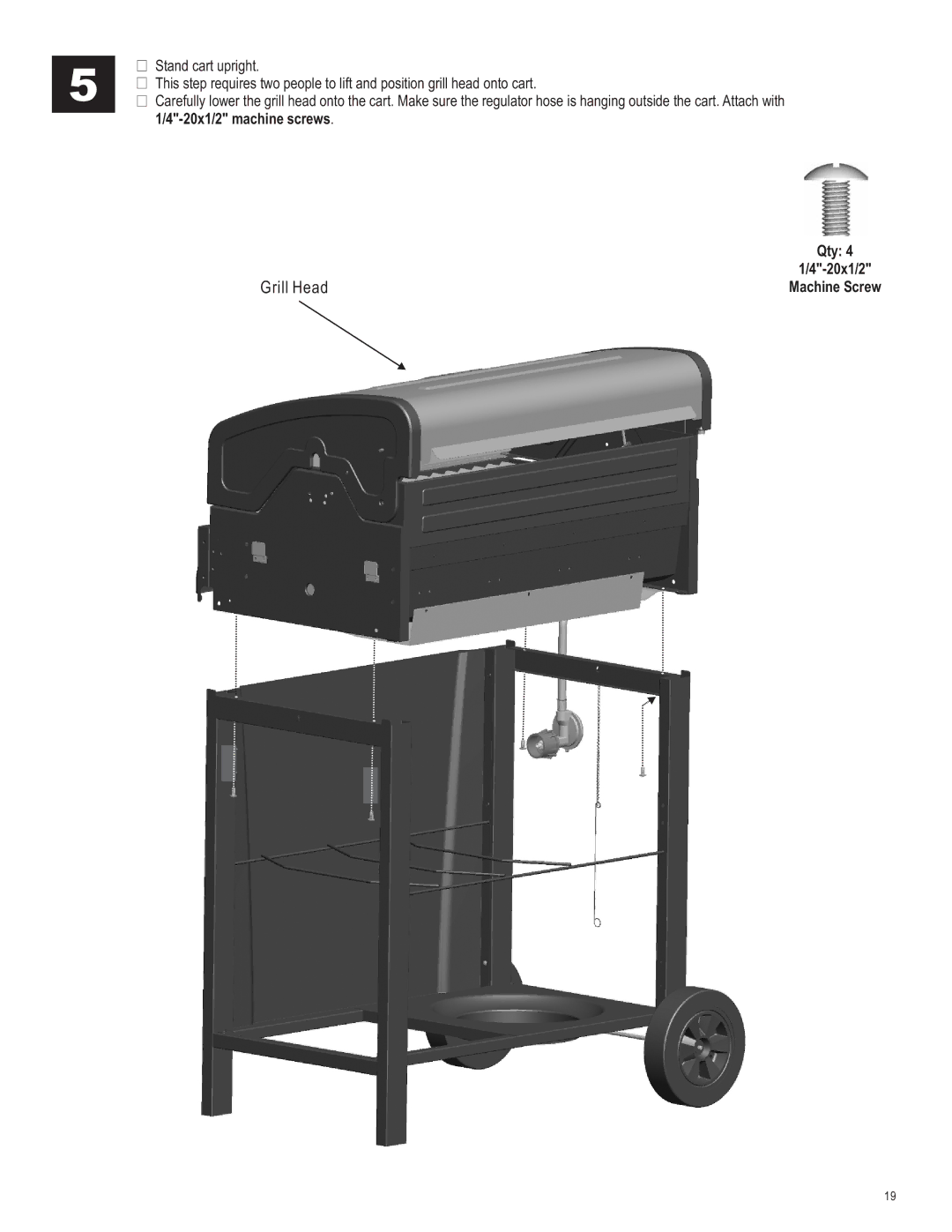 Char-Broil 463440109 manual Grill Head 