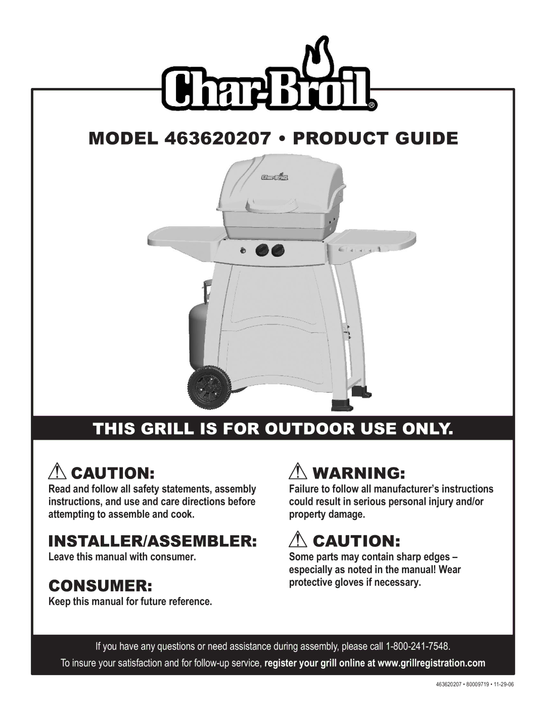 Char-Broil 463620207 manual »-»½·¿´´§ ¿- ²±¬»¼ ·² ¬¸» ³¿²«¿´ÿ É»¿, »» ¬¸·- ³¿²«¿´ º± º«¬«» »º»»²½»ò 