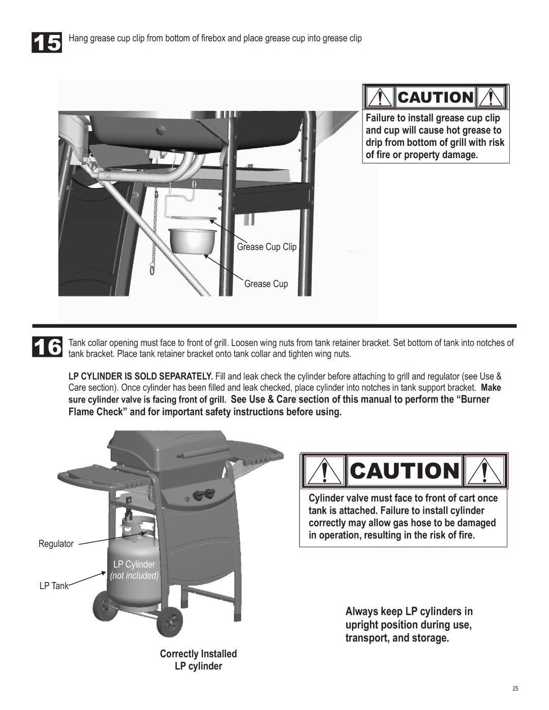 Char-Broil 463620412 manual Not included 