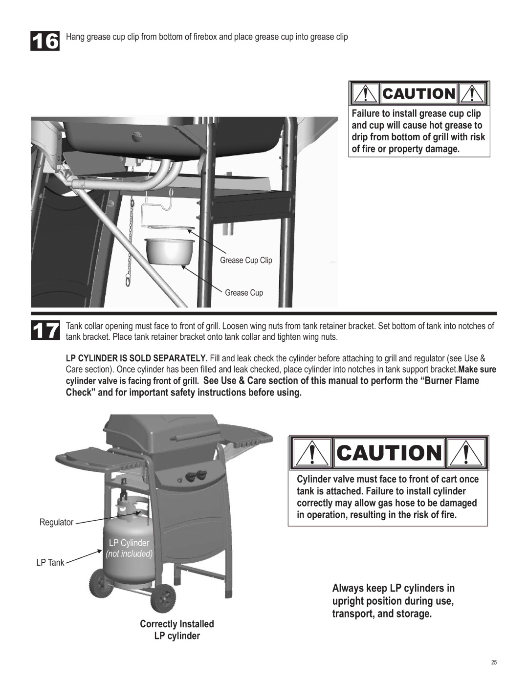 Char-Broil 463620809 manual Not included 