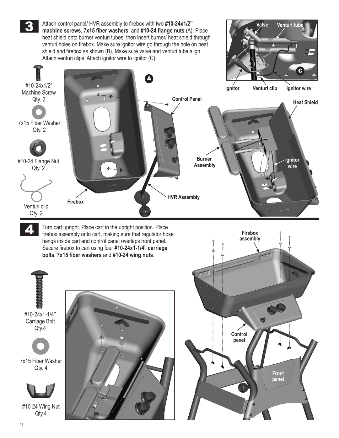 Char-Broil 463666510 manual Qty 