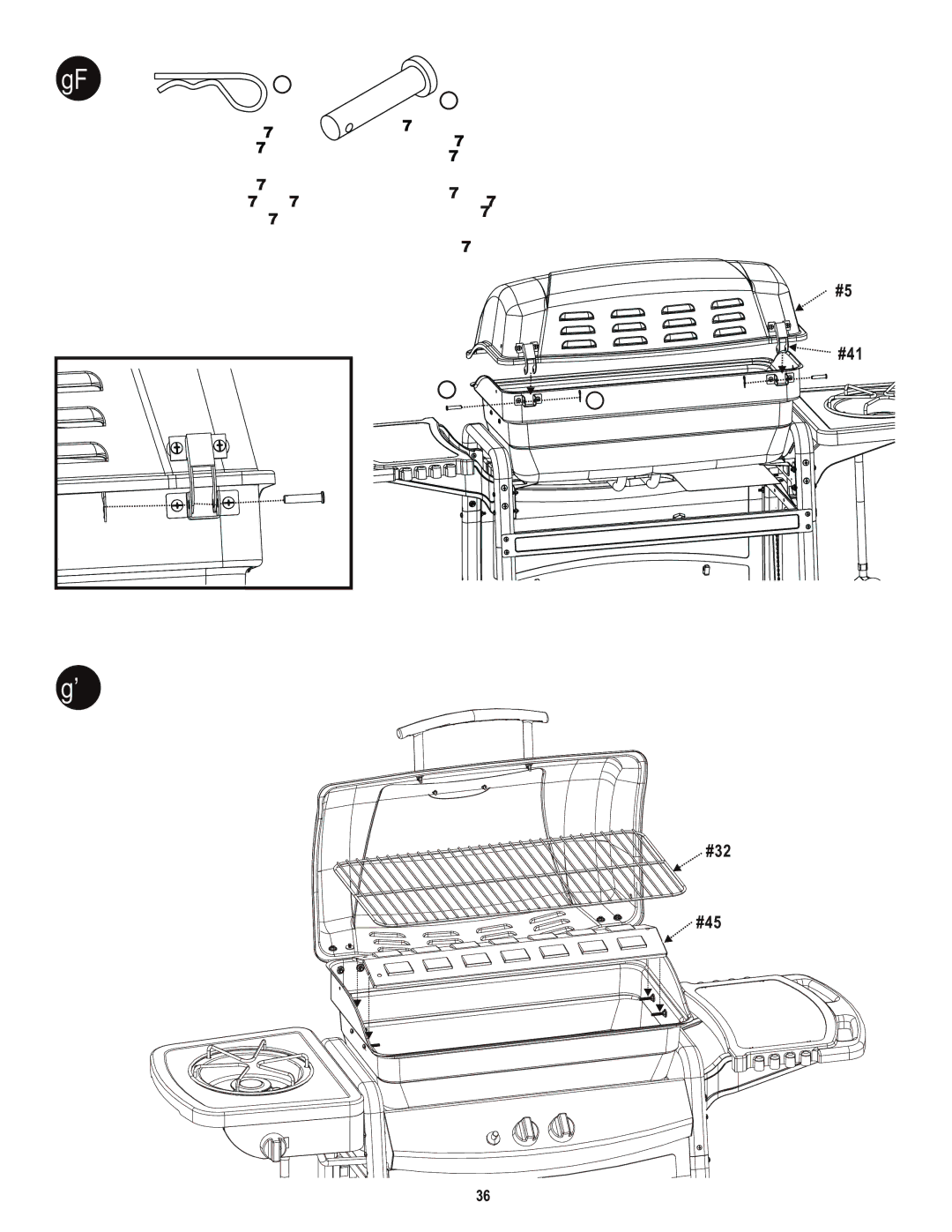 Char-Broil 463720114 manual 16 a, #41 #32 #45 