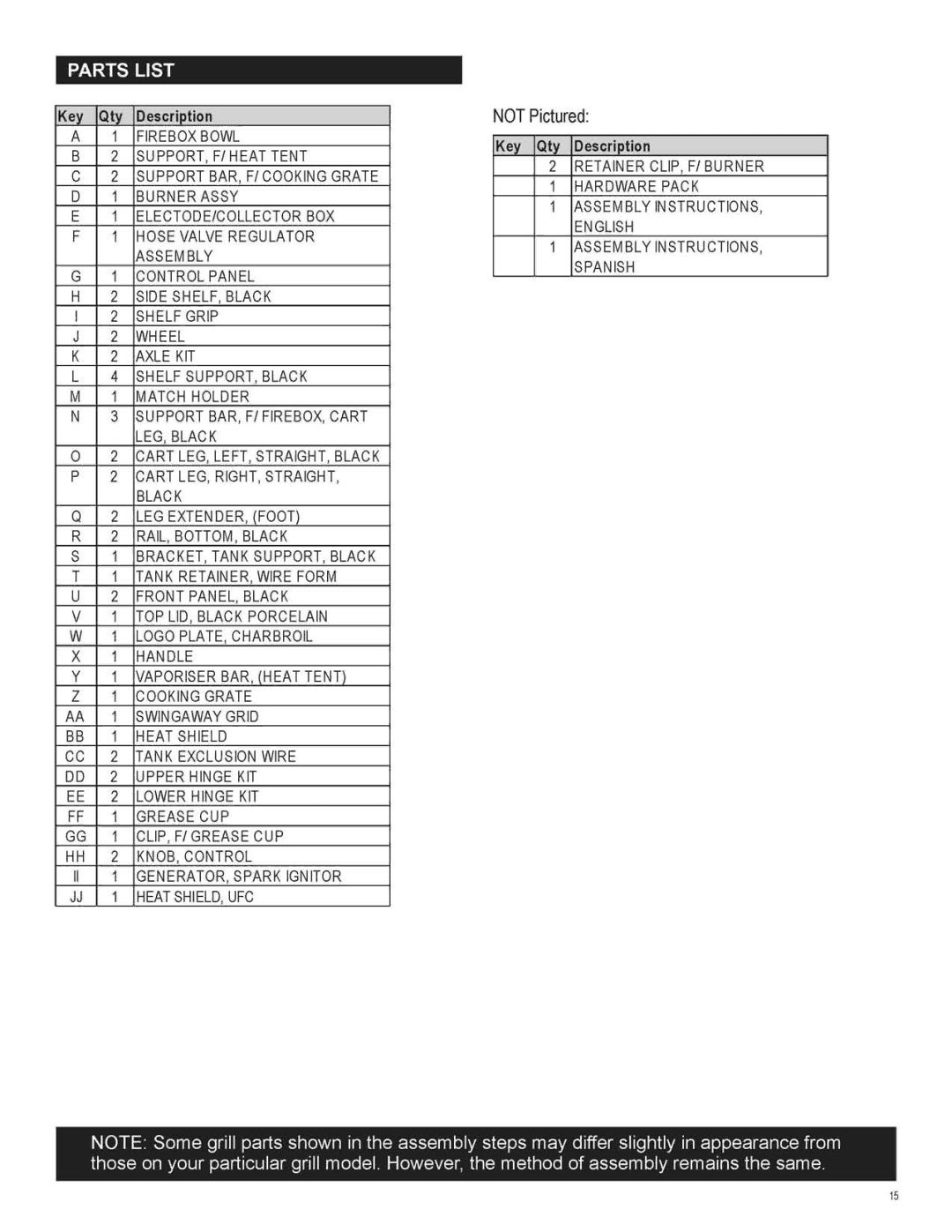 Char-Broil 463741209 manual 