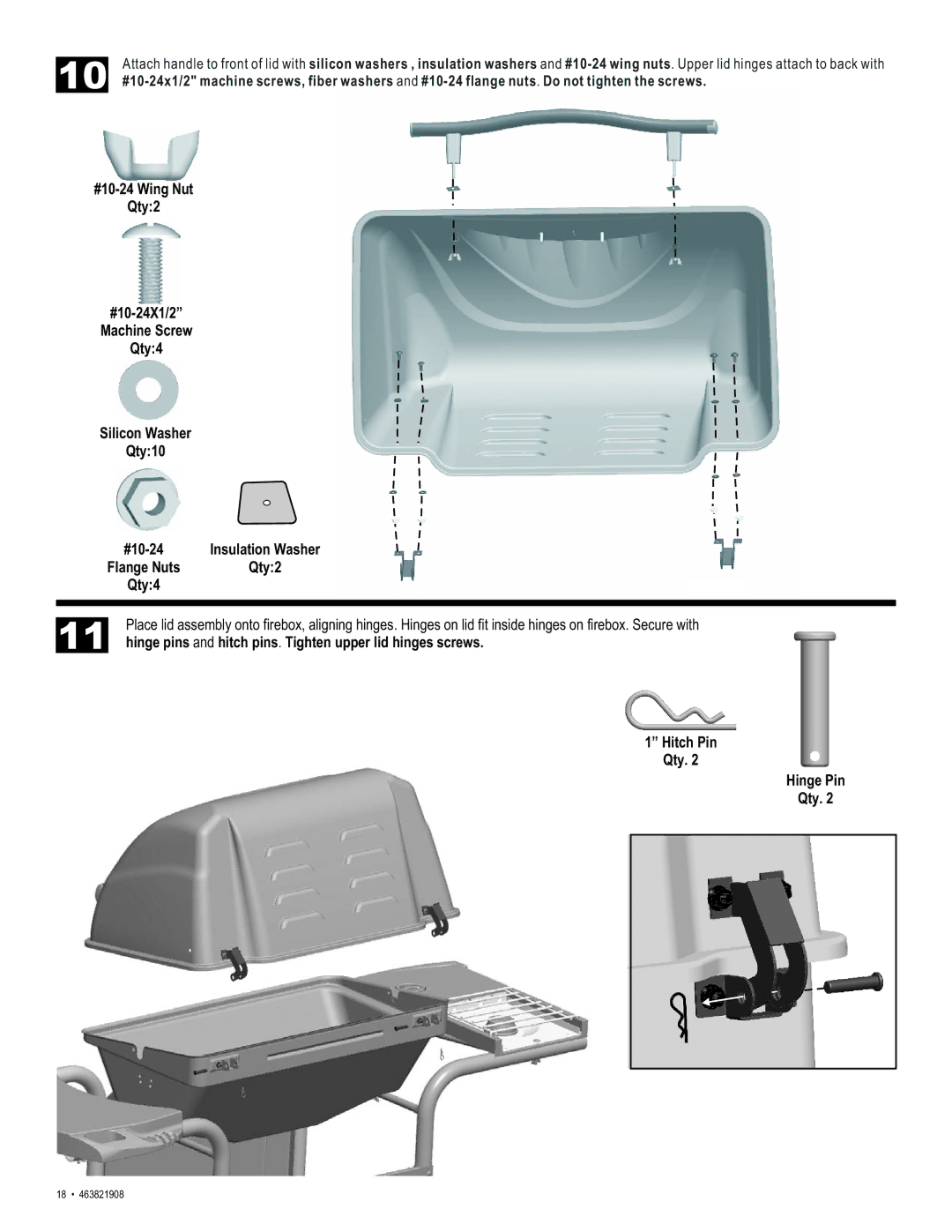 Char-Broil 463821908 manual 