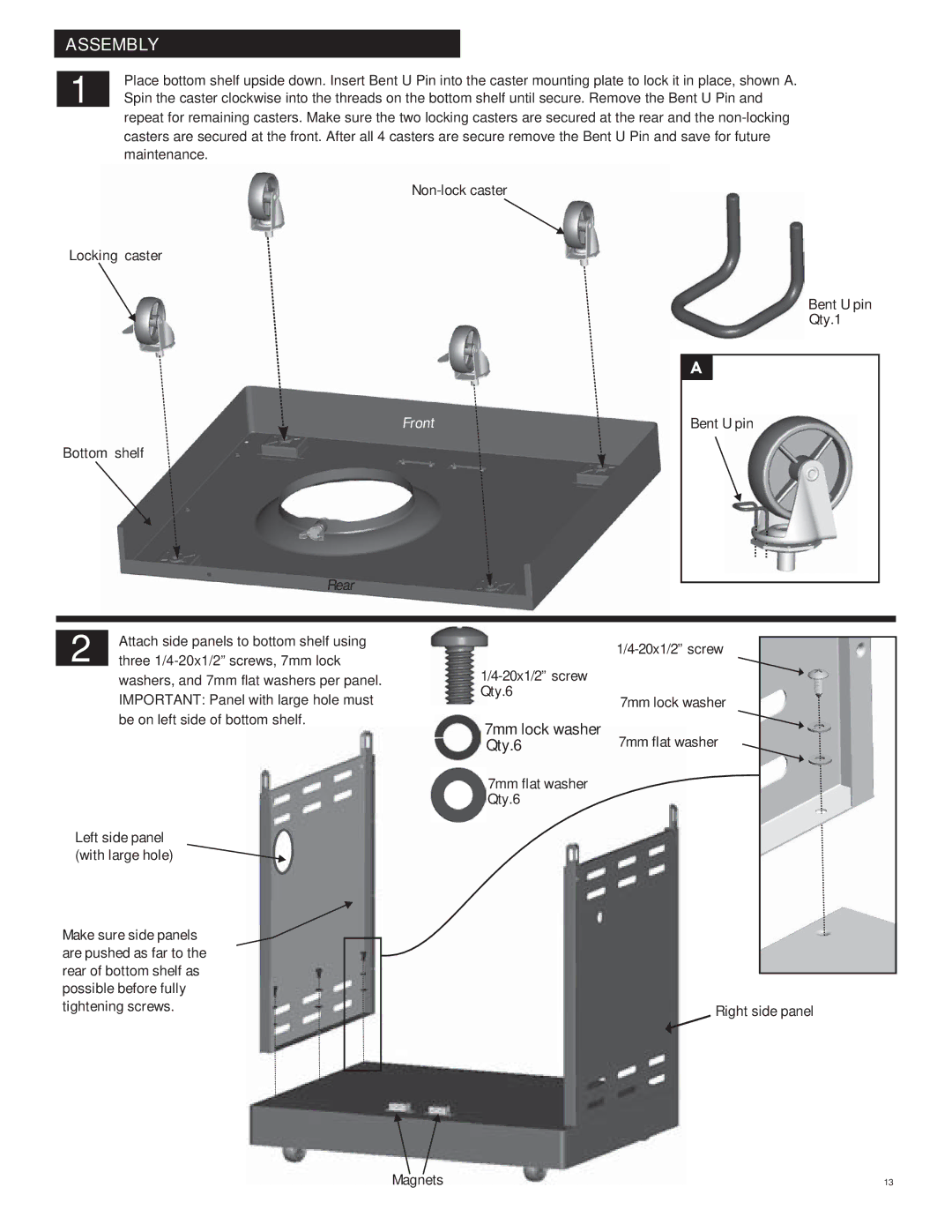 Char-Broil 415.9011211, 466224611 manual Assembly 