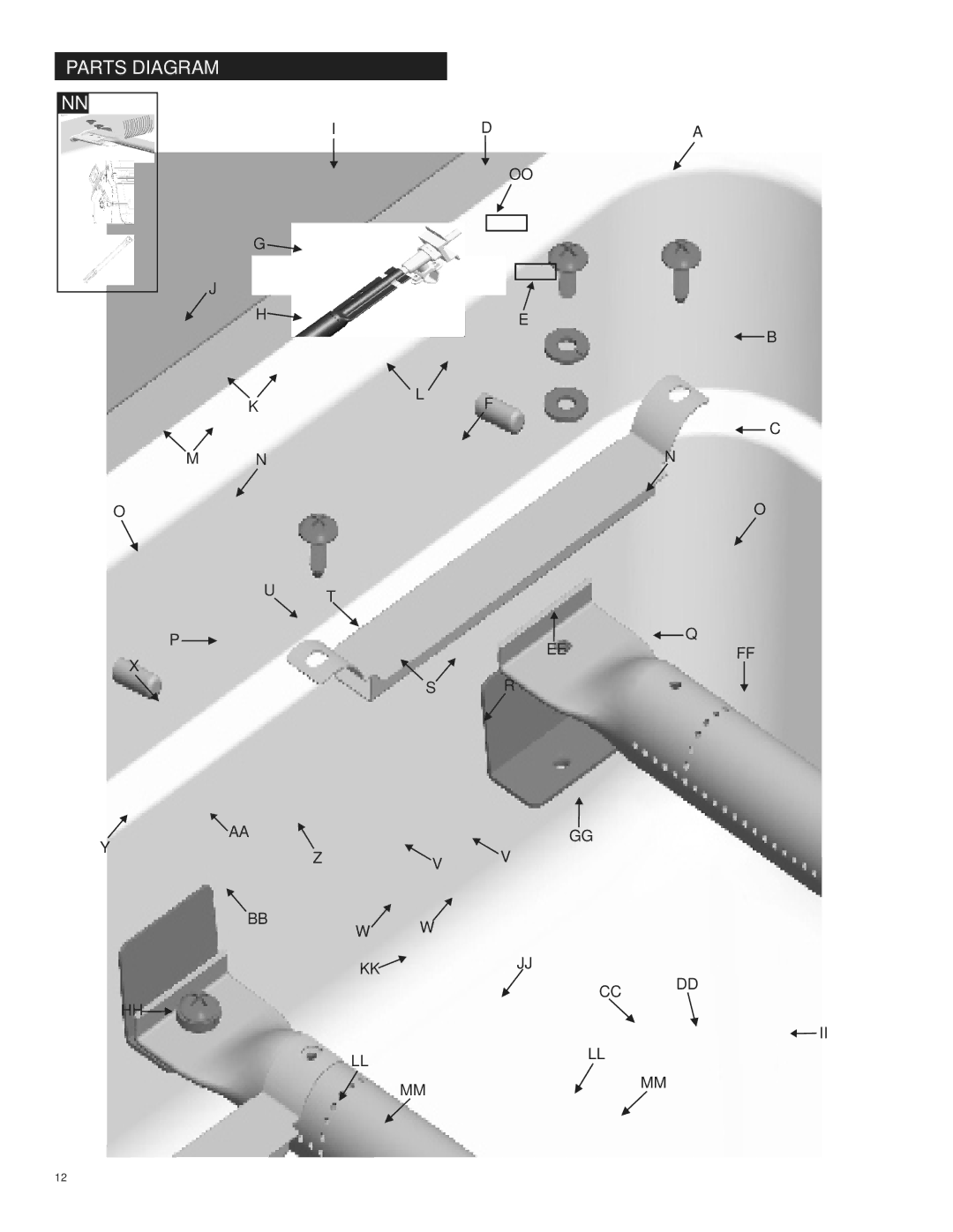 Char-Broil 466270611 manual Parts Diagram 