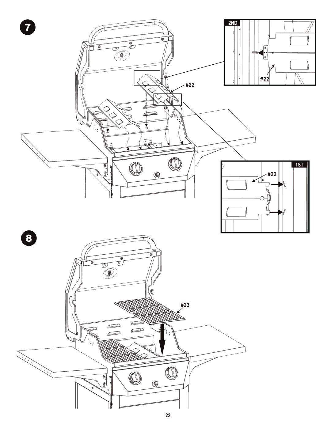 Char-Broil 466650414 manual #22 