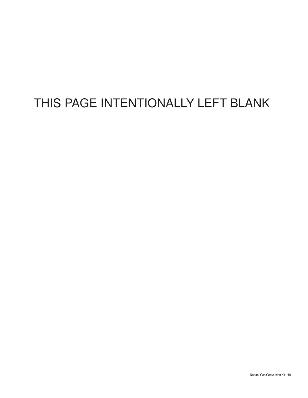 Char-Broil 4984619 manual This page Intentionally Left Blank 