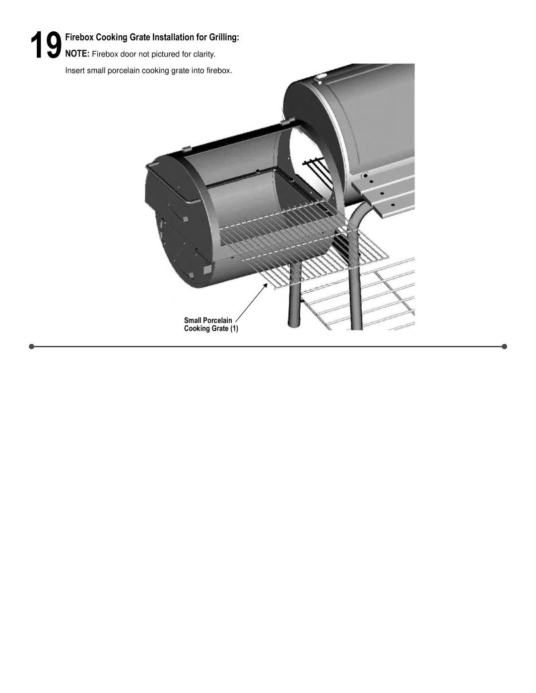 Char-Broil 7201560 owner manual Small Porcelain Cooking Grate 