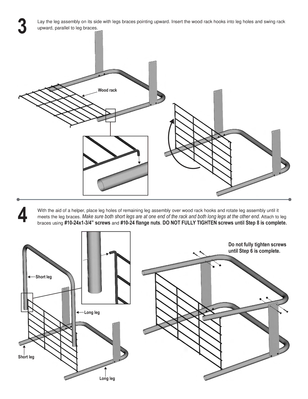 Char-Broil 7201560 owner manual Upward, parallel to leg braces 