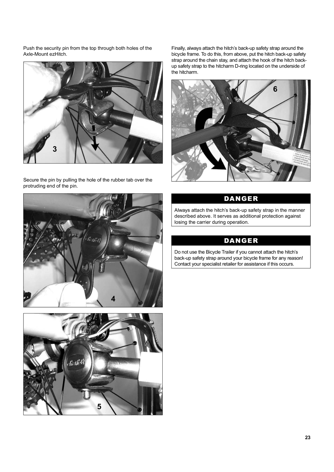 Chariot Carriers Corsaire XL, Captain XL manual 