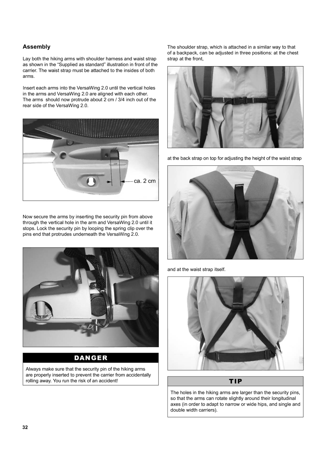 Chariot Carriers Captain XL, Corsaire XL manual Tip 