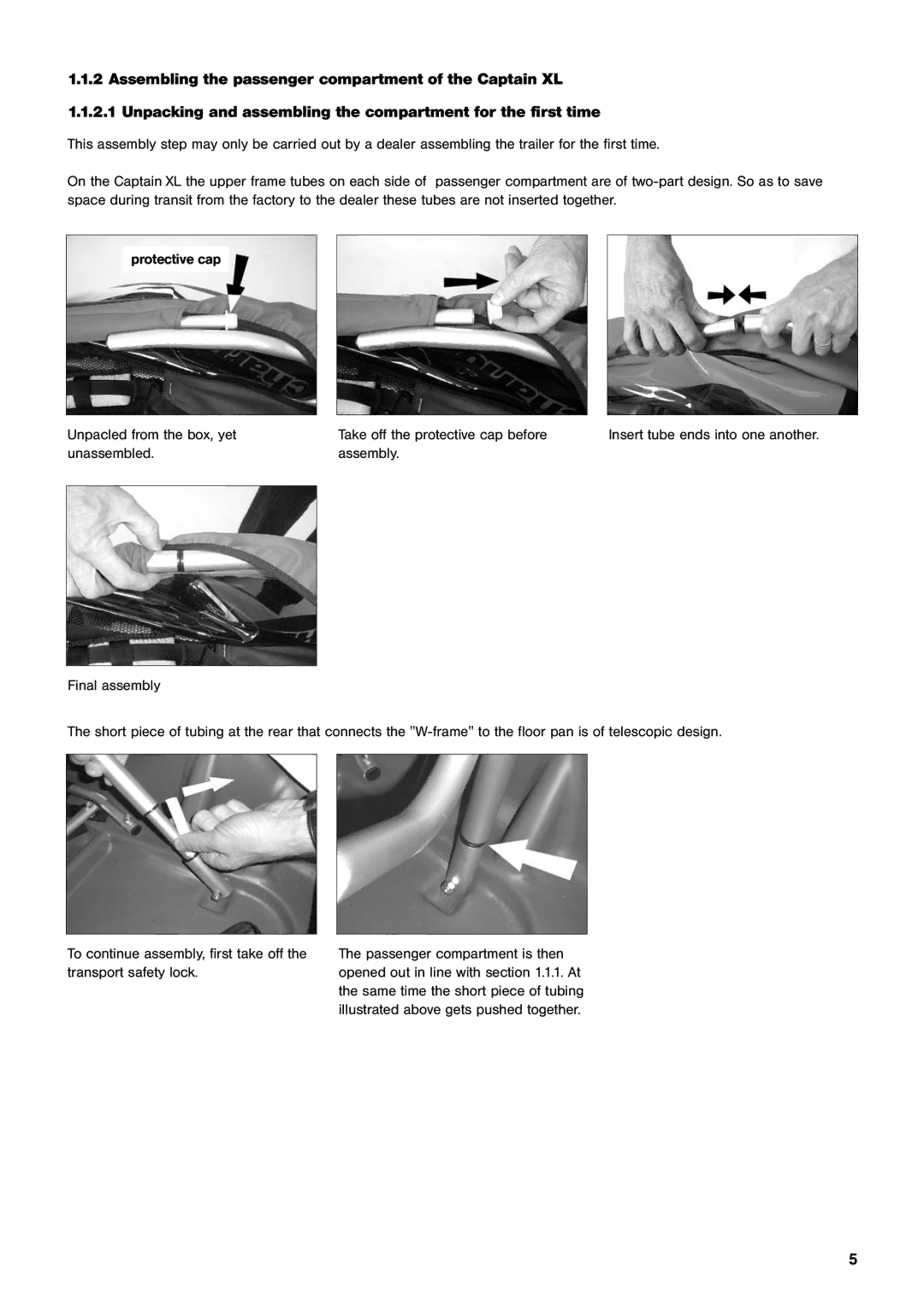 Chariot Carriers Comfort, CX manual 