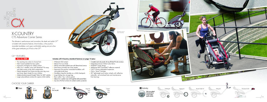 Chariot Carriers FSC manual Cxtm Features 