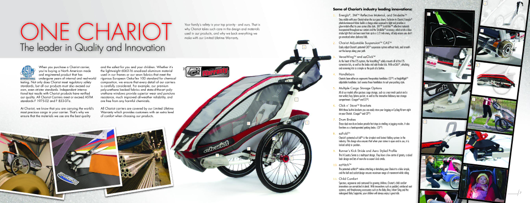 Chariot Carriers FSC manual Leader in Quality and Innovation 