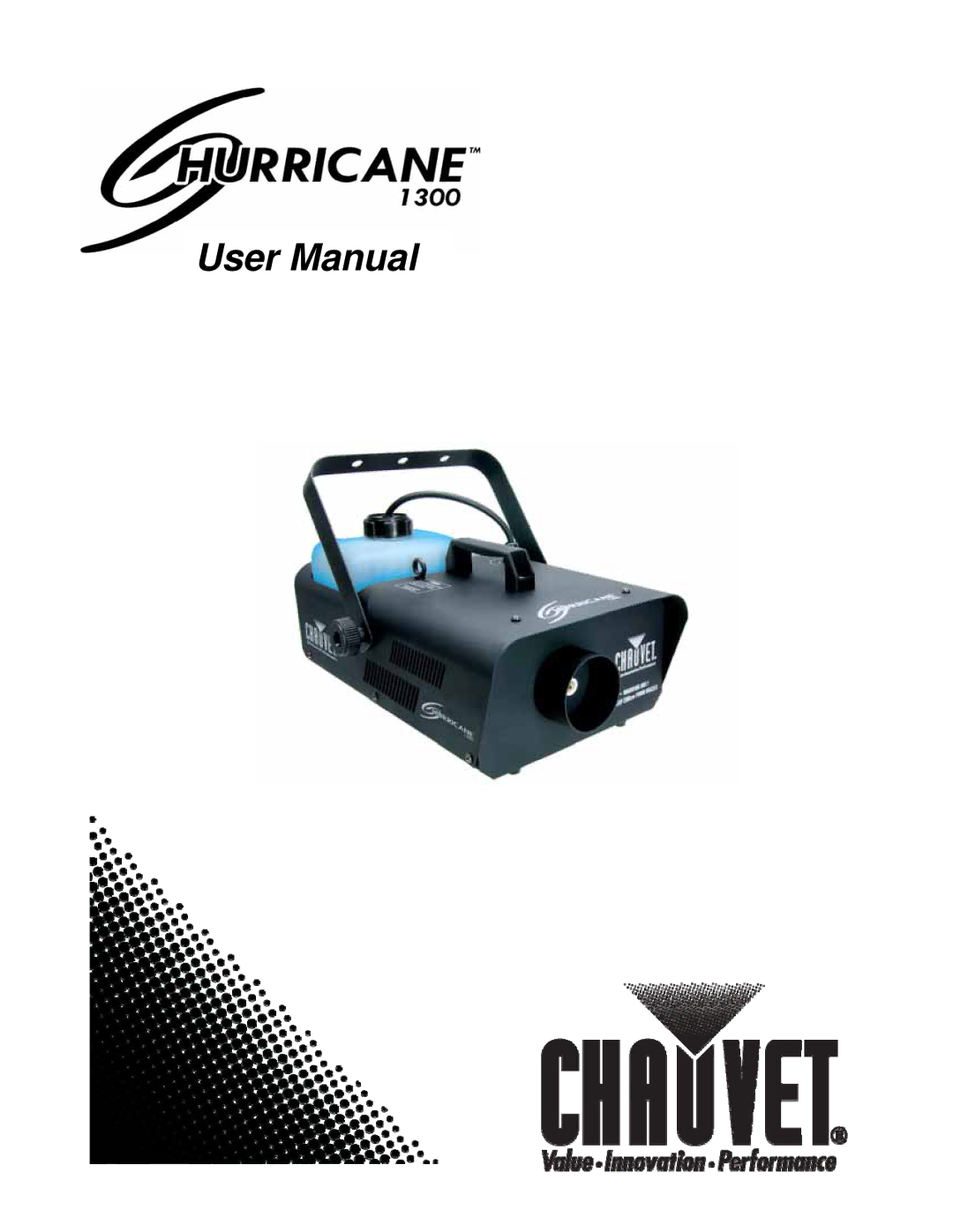 Chauvet 1300 user manual 