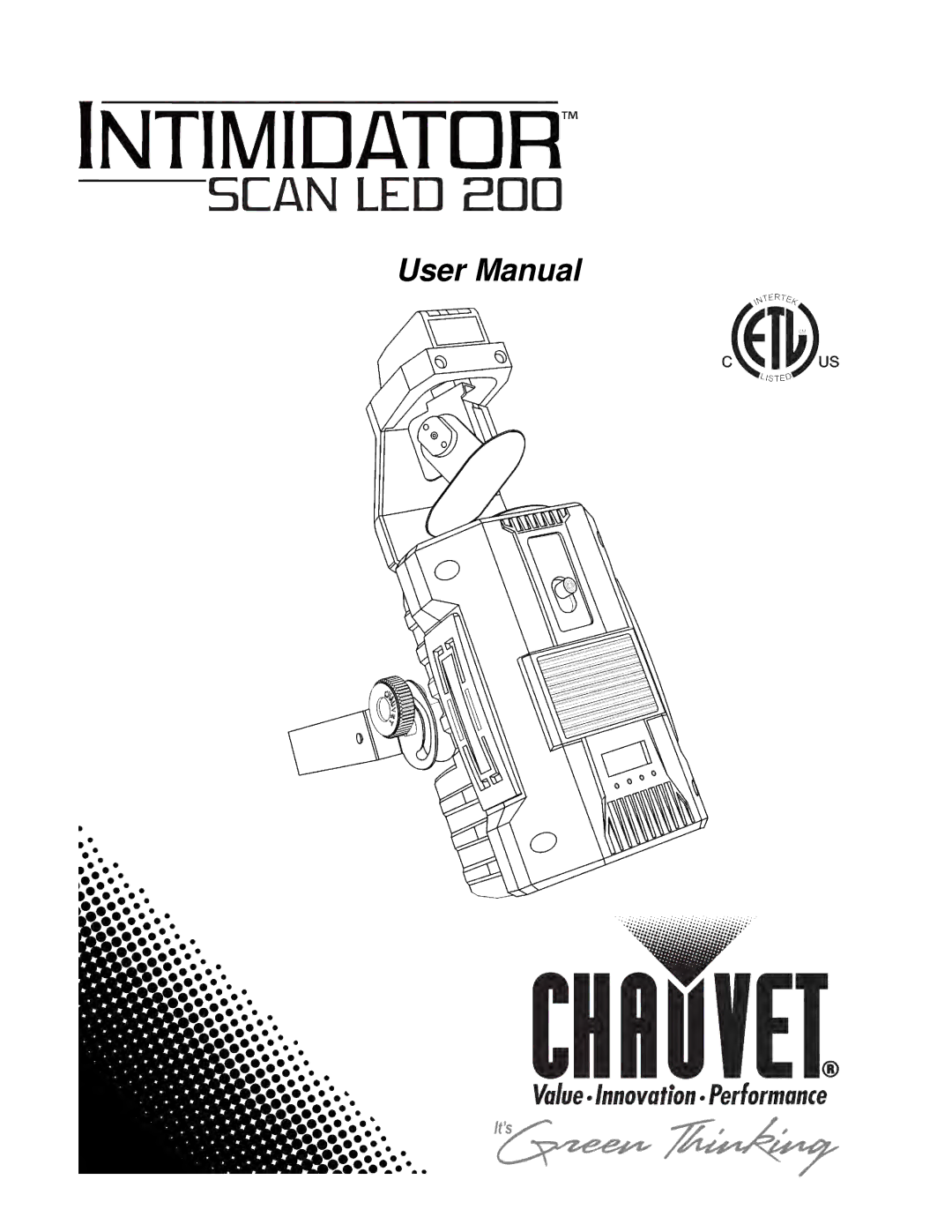 Chauvet 200 user manual 