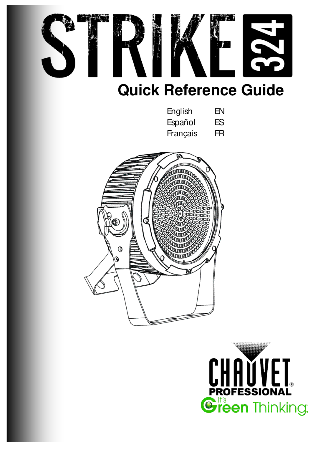 Chauvet 324 manual Quick Reference Guide 