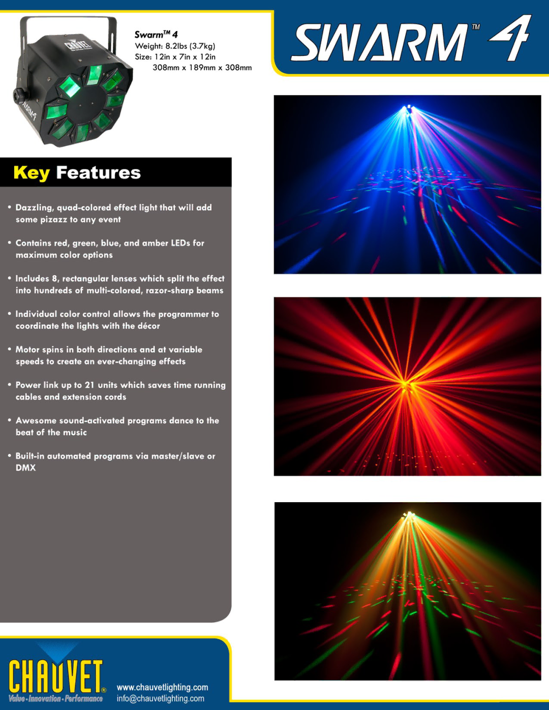 Chauvet 4 user manual 