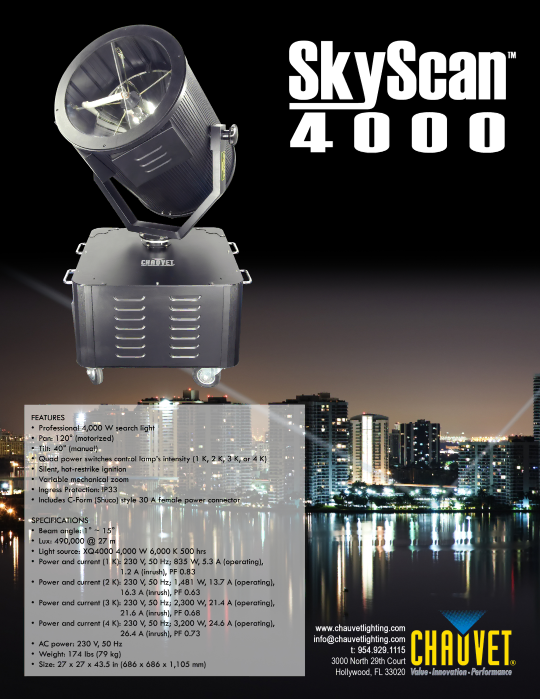 Chauvet 4000 manual 