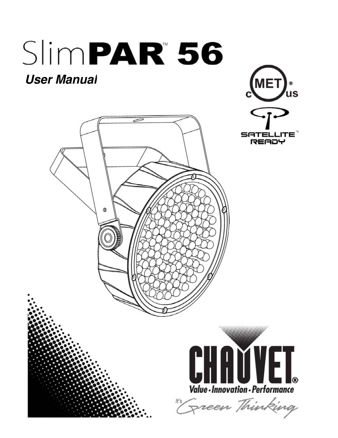 Chauvet 64, 56 manual It’s, Tons of output, without breaking a sweat, Strobe and wash effect in one 