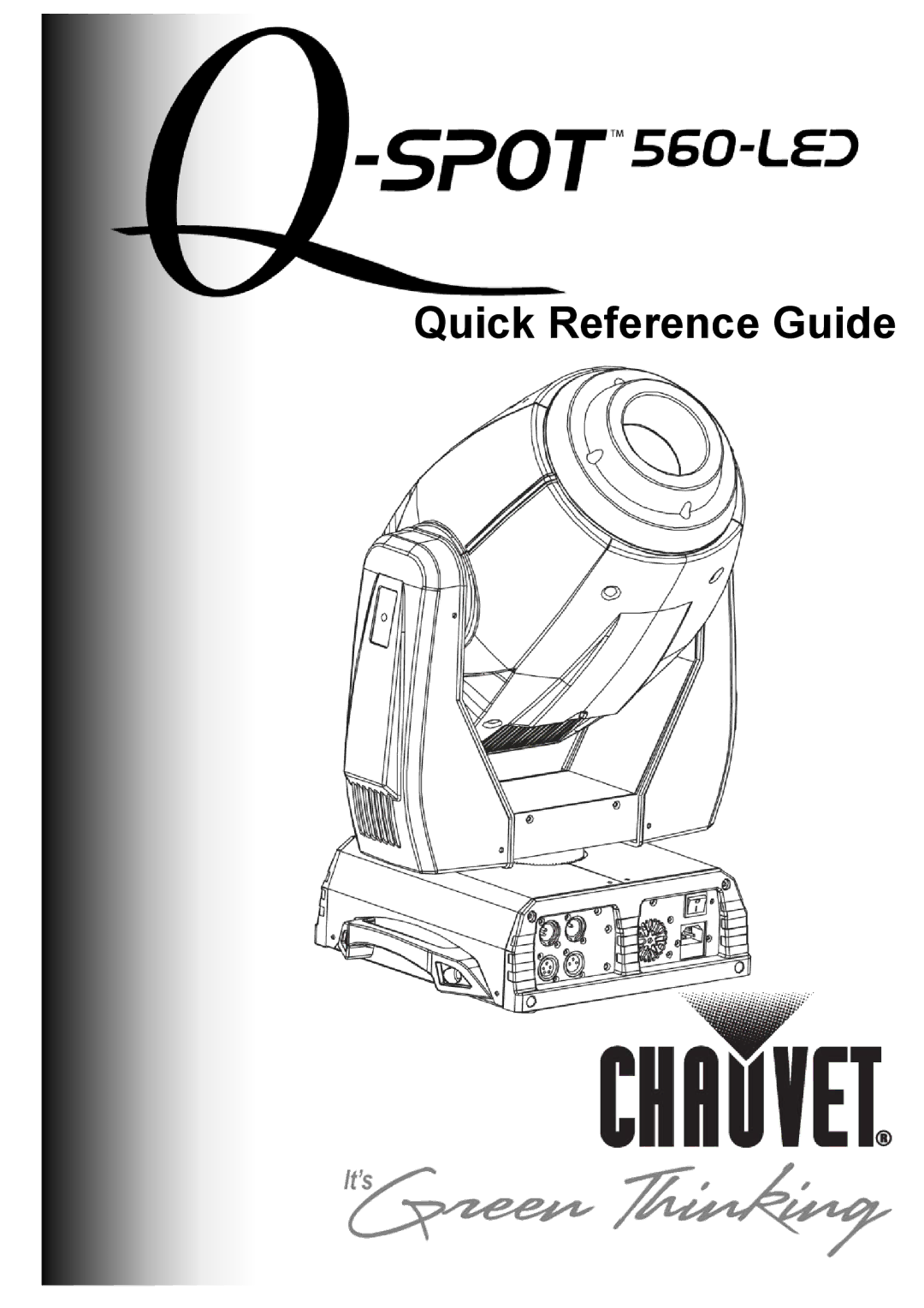 Chauvet 560-LED manual Quick Reference Guide 