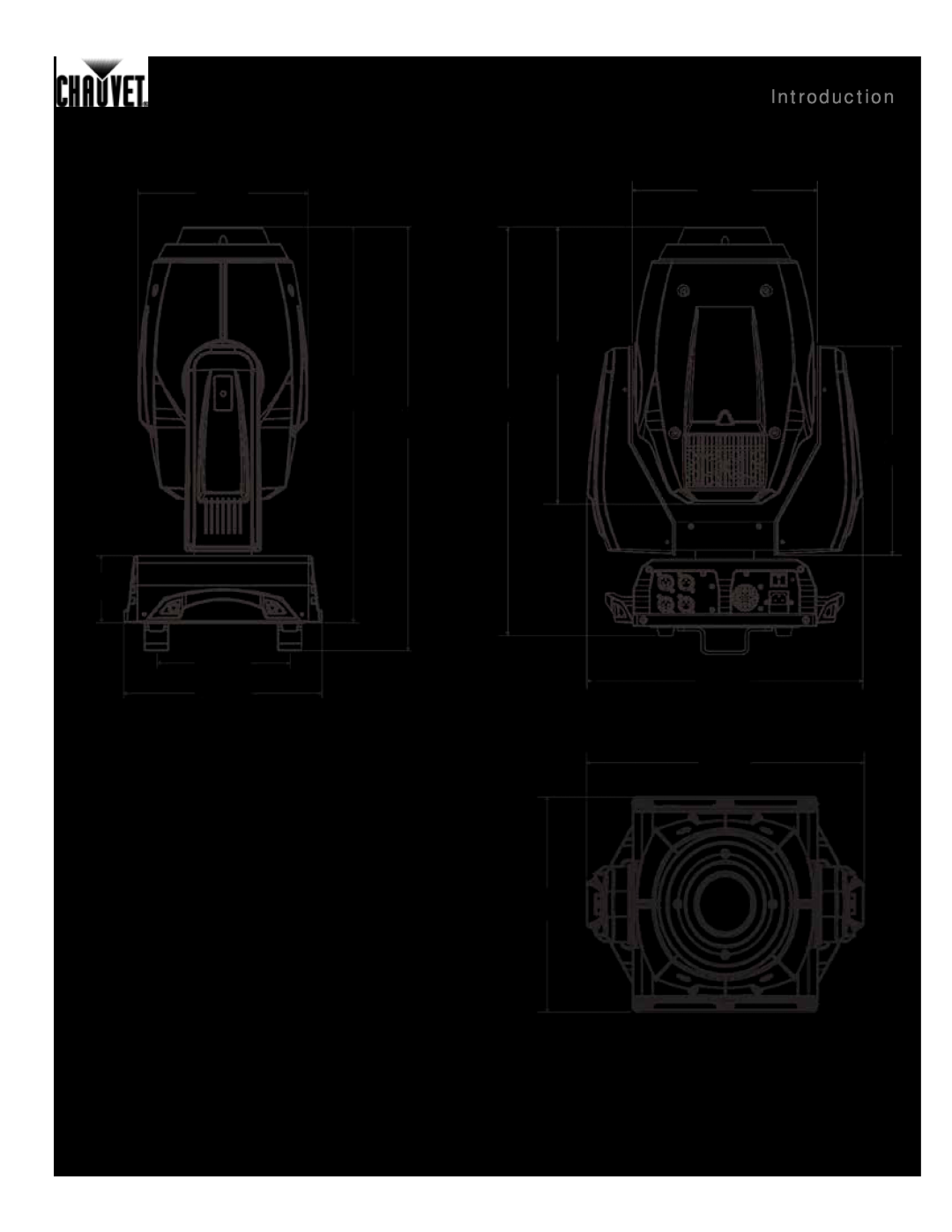 Chauvet user manual Product Dimensions, Introduction, Q-Spot 560-LEDUser Manual Rev 