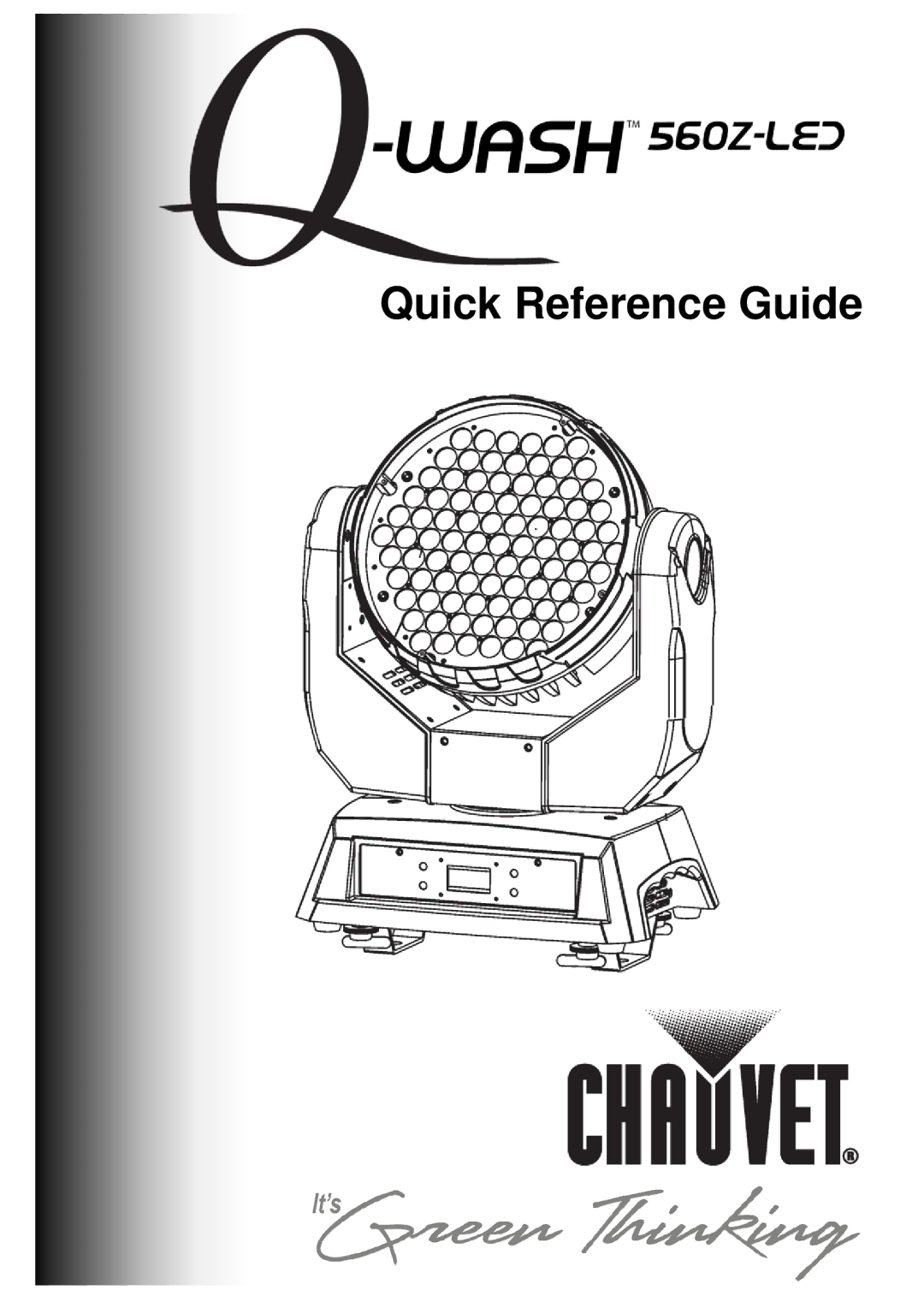 Chauvet 560Z-LED manual Quick Reference Guide 