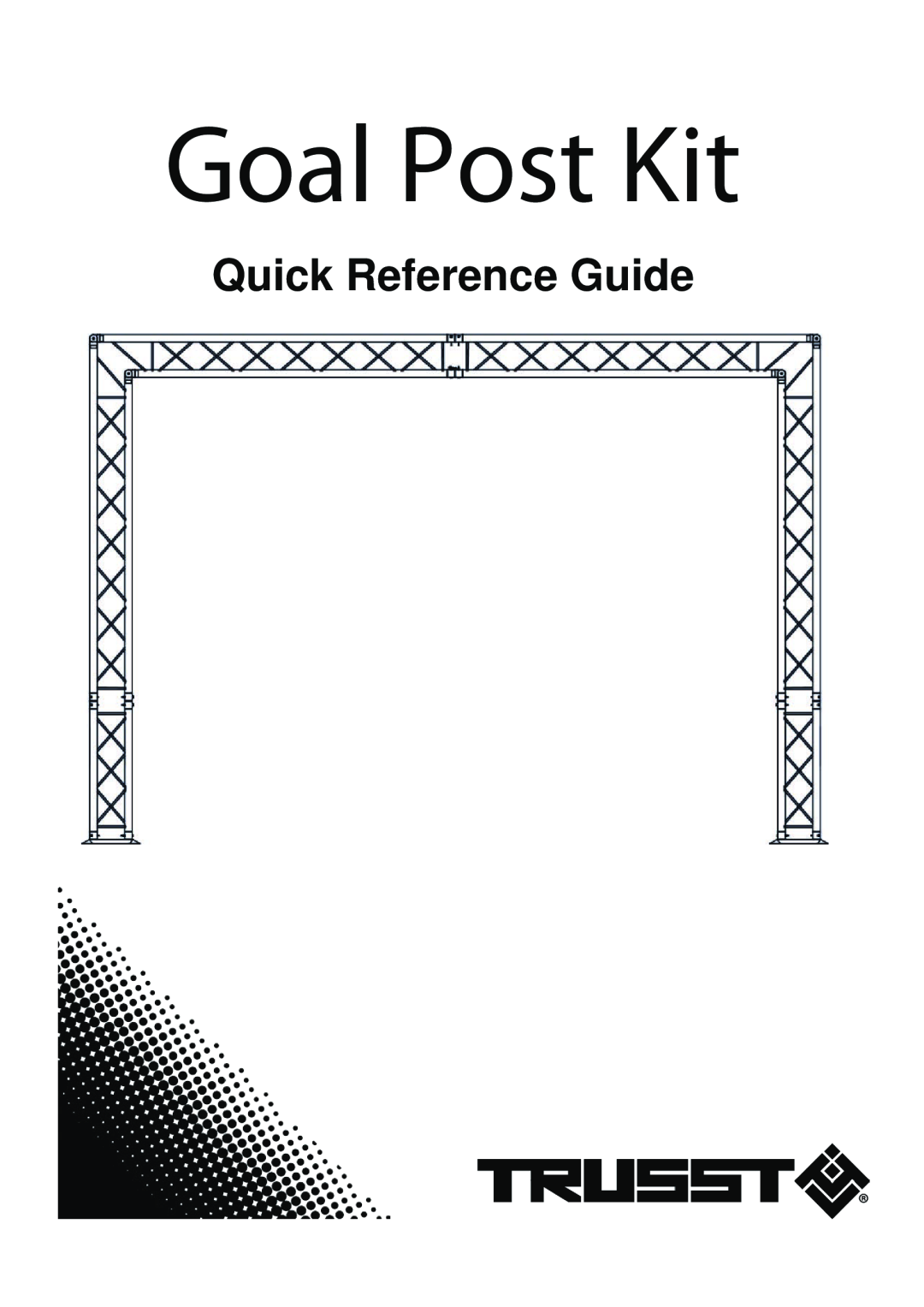Chauvet 595 manual Goal Post Kit, Quick Reference Guide 