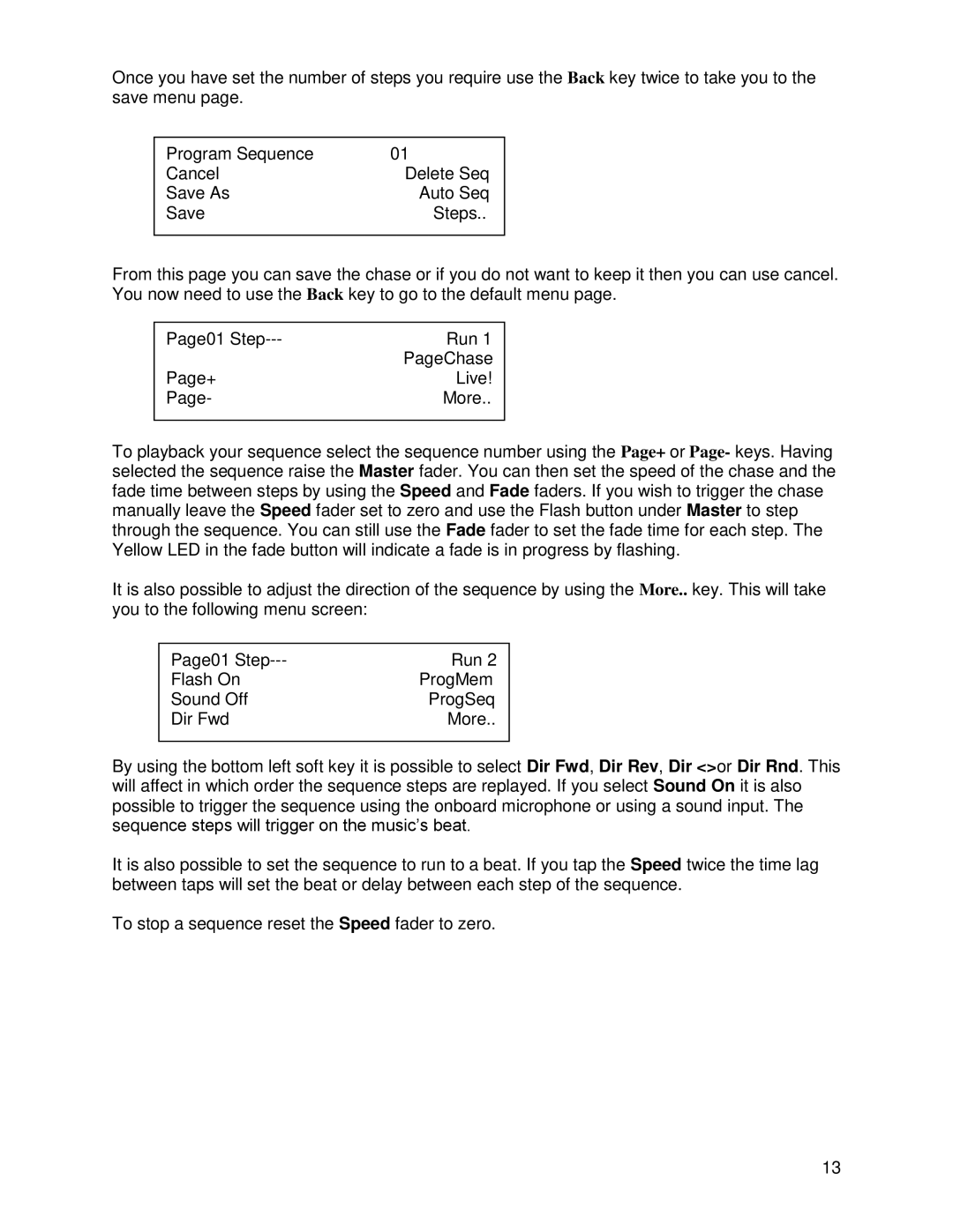 Chauvet DMX 60 user manual 